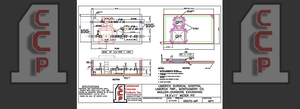 slider1-s71 - 11x19.5 Water Meter Pit Submittal Drawing